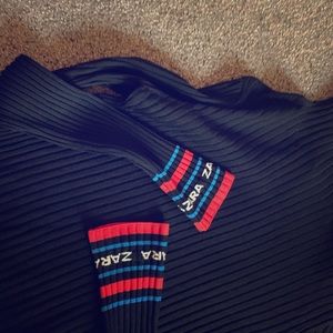 Zara cute top long sleeves but like a crop top